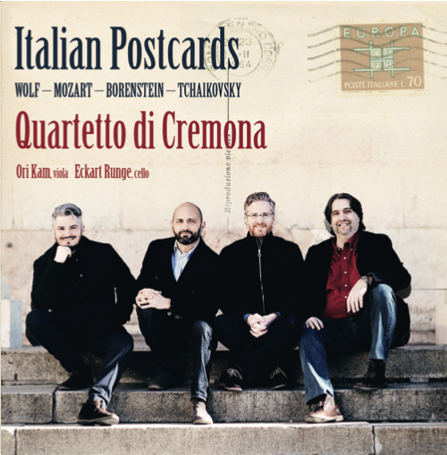 Quartetto di Cremona Celebrates 20th anniversary with a new recording: Italian Postcards
